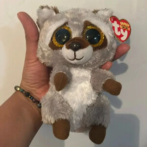 🦖 NWT TY beanie Oakie the Raccoon